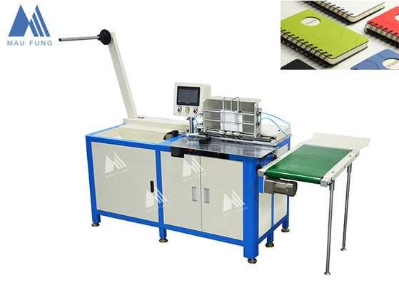 Semi Auto Double Twin Coil And Wire O Binding Machine For Notebook Calendar Making MF-SDM520