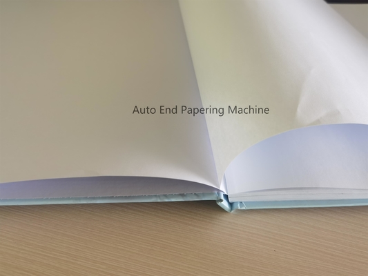 Fully Auto Hard Cover Book End Paper Pasting Machine And Hard Cover Book End Papering Machine  MF-EIM450
