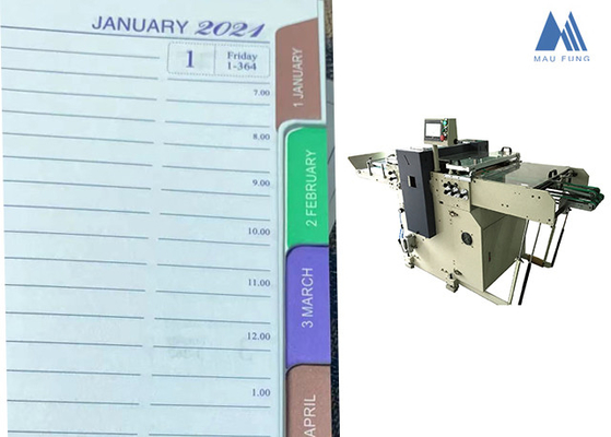 Fully Auto Diaries Notebooks Index Tab Punching Machine MF-PBM350