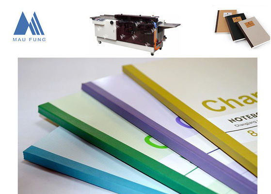 Book Glue Back Taping Machine, Exercise Book Taping and Gluing Binding Machine Book Back Pasting Machine MF-SPM340