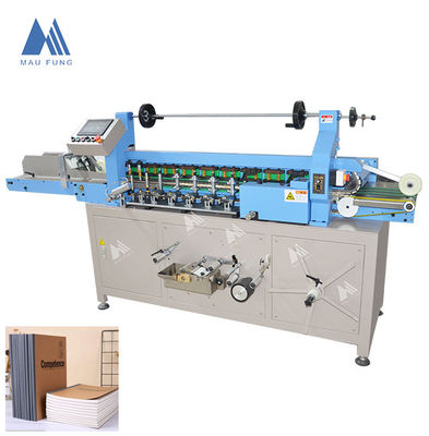 Hard Cover Book Block Back Paper Tipping Machine / Book Edge Paper Pasting Machine MF-620P