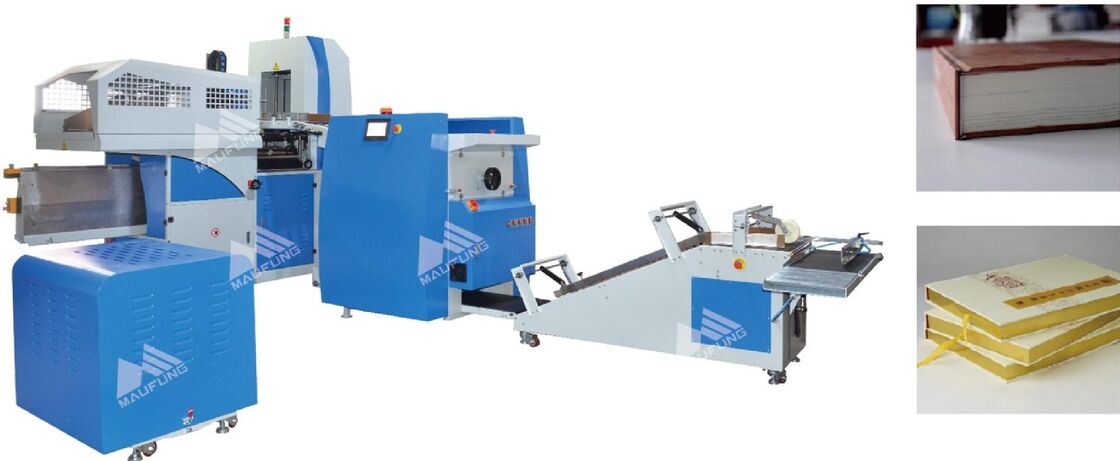 Automatic Notebook Binding Machine with 600pcs/hour Speed 380V 9KW Auto Hard Cover Book Casing Machine