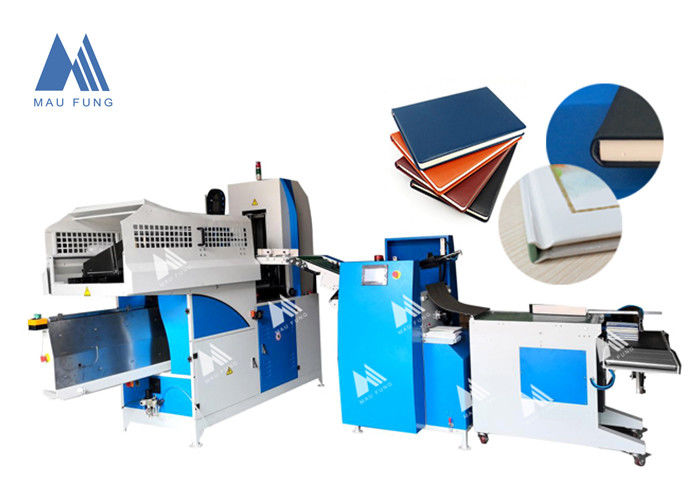 Maufung Auto Hardcover Book Casing In Line Notebook Binding Machine for