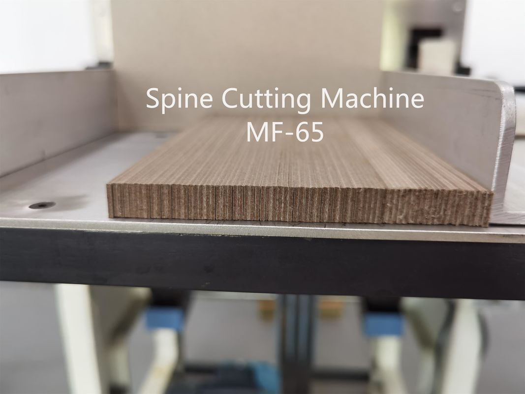 Hard Bound Book Grey Cardboard Spine Cutting Machine Hardcover Book Binding Machine MF-65