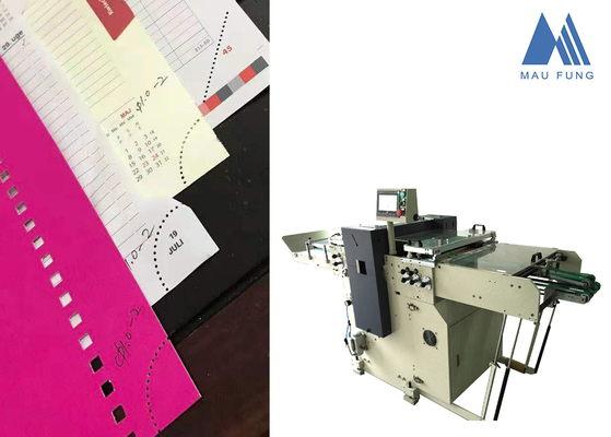 Page Tear-Off Corners Perforation Machine For Hard Cover Books Notebook MF-PBM350