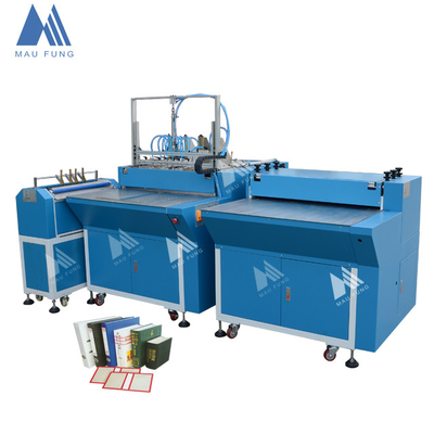 Semi Auto 6PCS/min 780*430mm 4mm Double Station Notebook Cover Making Machine MF-SCM500A2