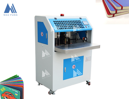 100mm Height 490*450mm Pneumatic Corner Cutting Machine Hardcover Book Binding Machine