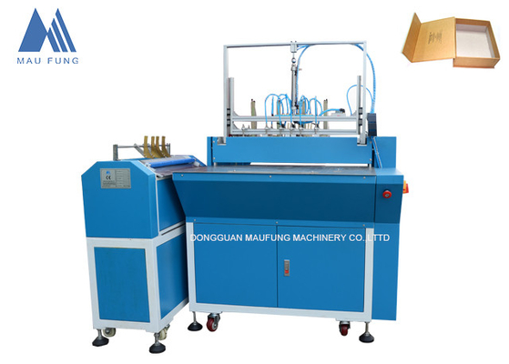 Semi Auto Paper Gluing Machine Jewellery Gift Rigid Box Making Machine 5 pcs Cardboard Box Making Machine MF-SCM500A