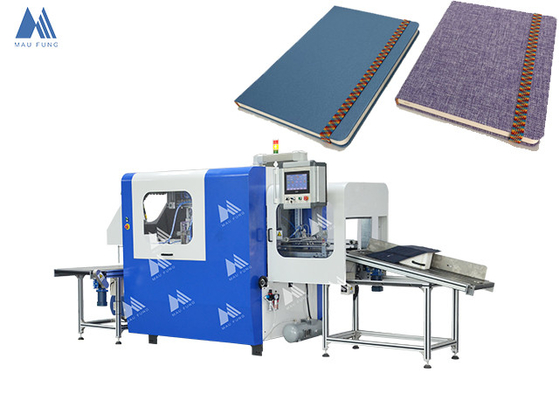 Fully Auto Hard Cover Elastic Band Joining Machine Notebook Elastic Band Binding Machine MF-FEM450