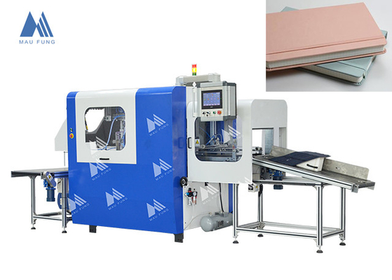 Fully Auto Hard Cover Elastic Band Applying Machine For Notebook Elastic Band Binding MF-FEM450