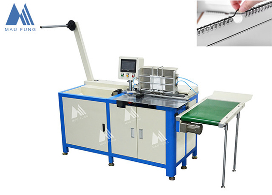 Semi Auto Spiral Double Twin Wire Binding Machine For Notebook Hanger Calendar MF-SDM520