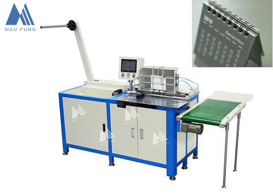 China Semi Auto Twin Loop Wire Binding Machine For Notebook Wire Binding MF-SDM520