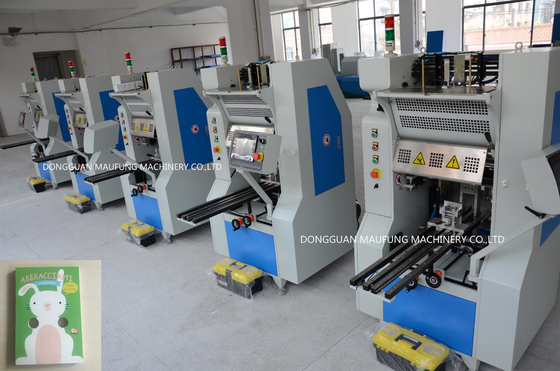 Maufung Children Cartoon Card Board Book Gluing Machine Photo Book Lay Flat Binder MF-PF500