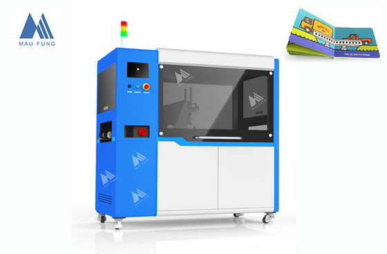 High Speed Fully Auto Double Head Children Board Books Round Corner Cutting Machine MF-ACM380