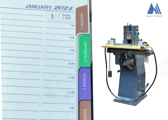 Wire O Notebook Edge Index Tab Cutting Machine For Notebook Making Factory MF-CIM210