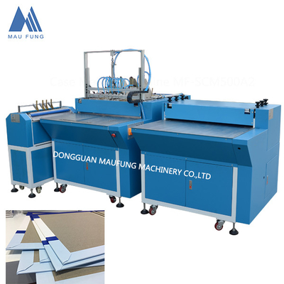 Maufung Two Stations Semi Auto Hard Case Making Machine For Hard Cover Books Binding MF-SCM500A2