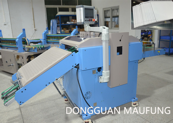 Fully Auto Diaries Notebooks Index Tab Cutting Machine China Maufung Machinery MF-PBM350